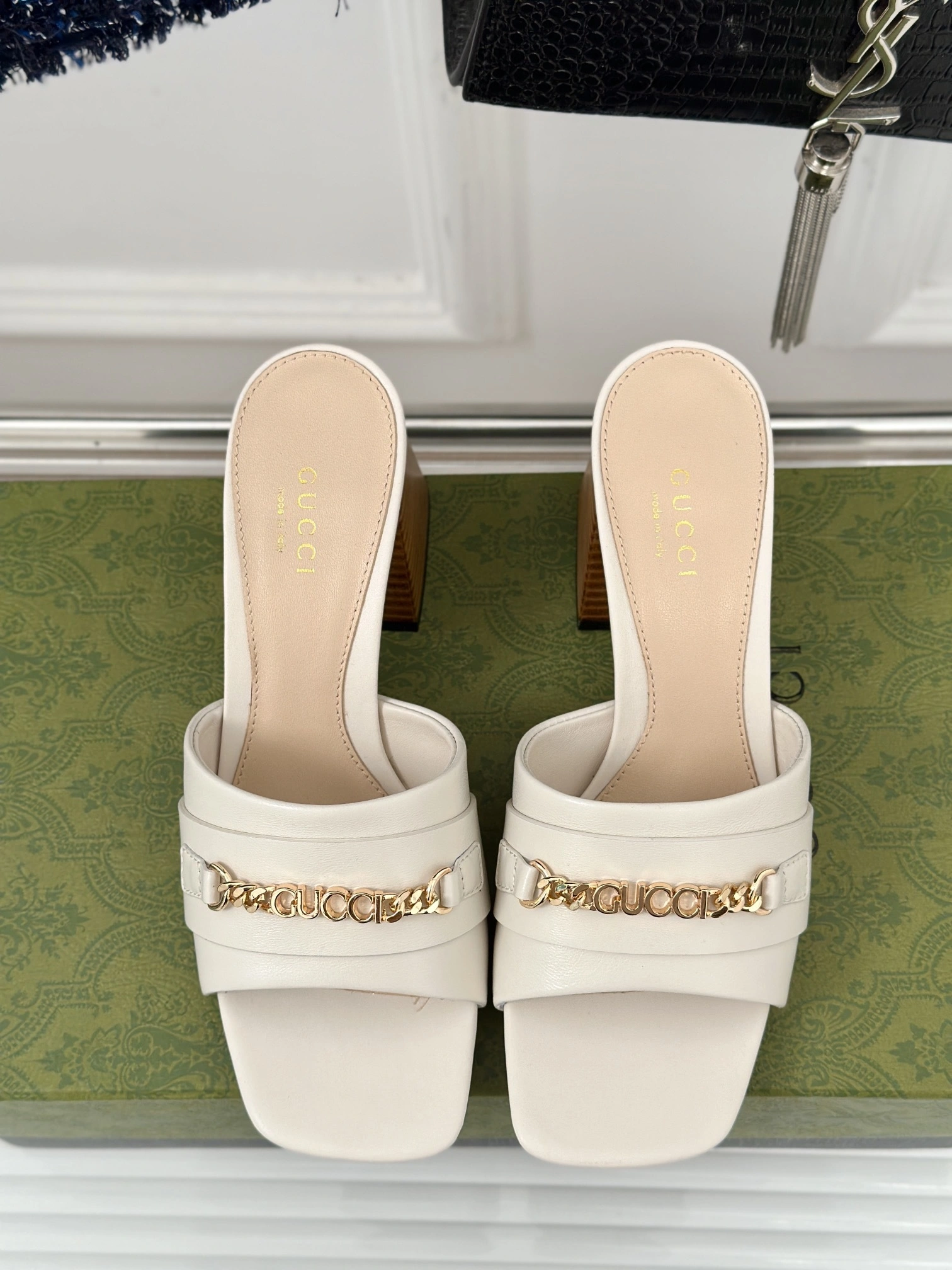 COCO-- 6u33i 786595 AABOC 9540 Calfskin sheepskin Heel height：7.5CM item:D-X187H2821